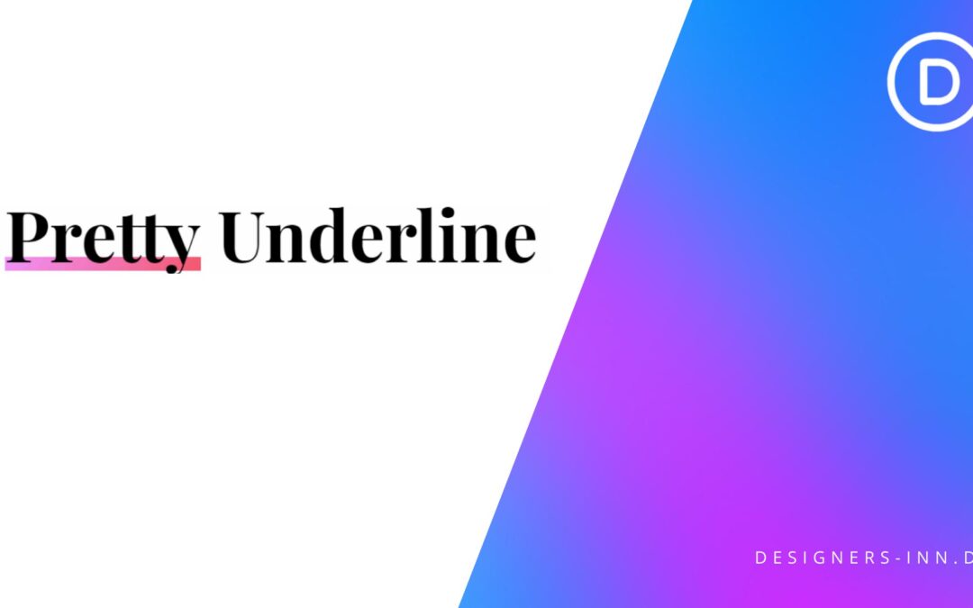 Einfacher CSS-Guide: Unterstrich Hover-Effekt im Divi Menü cover