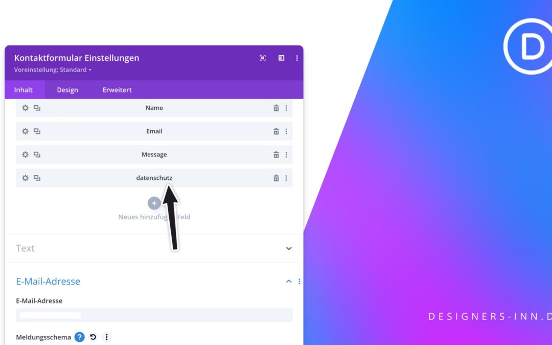 E-Mail-Adresse im Divi Kontaktformular vermisst? So fügst du es hinzu cover