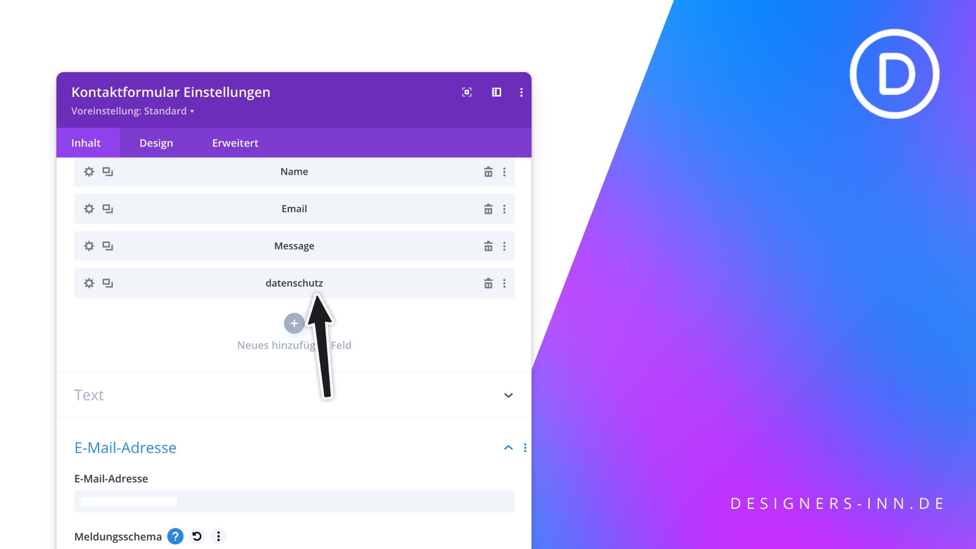 E-Mail-Adresse im Divi Kontaktformular vermisst? So fügst du es hinzu cover